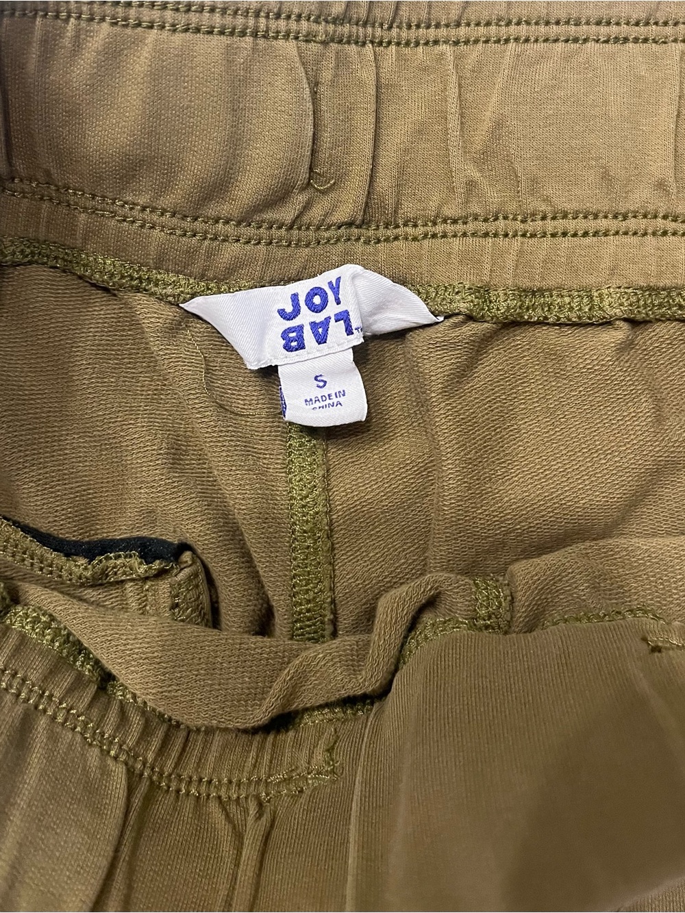 JoyLab women’s Olive Tie-Dye Jogger Pants - Casual Drawstring Waist - Picture 5 of 5
